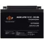 Аккумуляторная батарея LogicPower LPM 12V 26Ah под болт М5, AGM (22883)