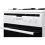 Плита комбинированная Amica 57GED3.31HZpTaDpA(W): Размеры 85х50х60 см