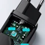 Зарядное устройство Baseus Wall Charger GaN2 2xUSB-C+USB 65W Black (CCGAN-B01) фото 9