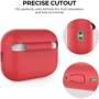 Чехол для наушников AhaStyle Silicone Case with strap Red (X003E41MYX) for Apple AirPods Pro 2 фото 3