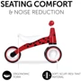 Беговел детский Hauck 1st Ride Three Ladybug Red (80301-5): Колеса литые