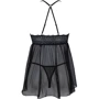Пеньюар ECO Passion KERRIA CHEMISE black XXL/XXXL
