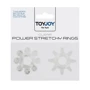 Набір із 2 шт кілець на пеніс Power stretchy Rings Clear, 3006009937