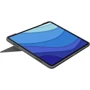 Аксессуар для iPad Logitech Combo Touch Keyboard with Trackpad Gray (920-010097) for iPad Pro 12.9 (2018-2021): Особенности трансформируется в подставку, Стильный дизайн, Удобно держать в руке, Приятен на ощупь, режим автопробуждения/сна