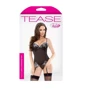 Бюстье с подвязками для чулок и стринги Fantasy Lingerie (S/M)