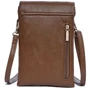 Женская сумка-кошелек Amelie Galanti коричневая (A991758-brown) фото 12