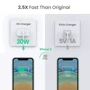 Зарядний пристрій Ugreen USB-C Wall Charger CD127 30W White with USB-C Сable (90472): Особливості Power Delivery (PD), USB-C