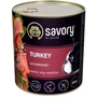 Вологий корм Savory для дорослих собак з індичкою 800 г (30525)