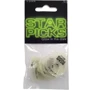 Медиатор Набор медиаторов EVERLY GLOW IN THE DARK STAR PICK HEAVY .96mm (12-PACK): Толщина  Толстые (0.74 - 1.0 мм)