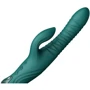 Пульсатор-кролик с вибрацией Zalo Mose 2 Turquoise Green