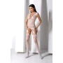 Бодистокинг с плетением на груди Passion BS099 One Size white