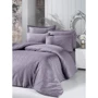 Комплект постельного белья Victoria Deluxe Jacquard Sateen Valeria жаккард-сатин евро серый (48764_2,0)