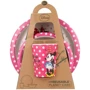 Набор посуды Stor gold Bamboo Set with Rim Minnie Mouse glam dots 3 пр.: Тип Набор