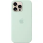 Чехол для iPhone Apple iPhone 16 Pro Max Silicone Case with MagSafe - Aquamarine (MDGY4ZM/A): Цвет зеленый