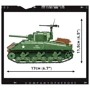 Конструктор Cobi Company of Heroes 3 Танк M4 Шерман, 615 деталей фото 6