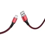 Кабель T-PHOX USB Cable to microUSB Jagger 1m Red (T-M814 red): Довжина 1 м