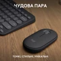 Комплект беспроводной Logitech Pebble 2 Combo Graphite Wireless (920-012239): Назначение Для ноутбука