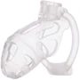 Клетка для пениса LOCKINK Sevanda Plastic Penis Chastity Cage - Transparent