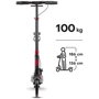 Самокат с дисковым тормозом Kidwell WXM RST-A02 Red: Материал колес полиуретан