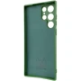 Чохол для телефона Lakshmi Case Silicone Cover Full Camera Dark Green для Samsung S928 Galaxy S24 Ultra: Матеріал силикон