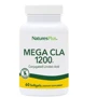 Natures Plus Mega CLA Кон'югована лінолева кислота 1200 мг 60 капсул