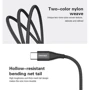 Кабель Vokamo Luxlink Cable USB-C to Lightning 1.2m Red (VKM20055): Довжина 1.2 м