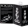 Анальная пробка Icicles No 47 Clear, 9.5x3.5 см
