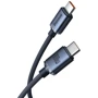 Кабель Baseus Cable USB-C to USB-C Crystal Shine 100W 2m Black (CAJY000701): Тип USB-C - USB-C