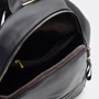 Женский рюкзак Borsa Leather черный k1s005-black (k1s005-black): Фактура Матовая, Зернистая