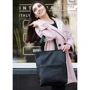 Жіноча сумка шоппер Sambag чорна (93220001)