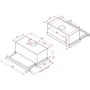 Вытяжка Perfelli TL 6111 BL: Рекомендуемая площадь помещения (при высоте 2,7 м), м² 16,5-20,5
