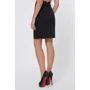 Юбка FashionUp YUB-1015B 48 черная карандаш до середины бедра: Материал Полиэстер