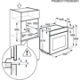 Духовой шкаф электрический Electrolux EOB93434AK: Объем, л 74