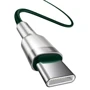 Кабель Baseus Cable USB-C to USB-C Cafule Metal 100W 2m Green (CATJK-D06): Тип USB-C - USB-C