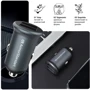 Зарядний пристрій ArmorStandart Car Charger 2xUSB QC3.0 with Lightning Cable Grey (ARM82458): Сила струму 2.4а і більш