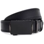 Чоловічий ремінь Borsa Leather чорний (115v1genav32-black)
