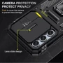 Чохол для телефона Mobile Case Camshield Army Ring Black для Samsung A366 Galaxy A36 5G / A566 Galaxy A56 5G: Матеріал TPU (термополиуретан) и поликарбонат