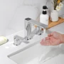 Смеситель для раковины Lefton Widespread 2-handle Bathroom Faucet with Temperature Display-BFWS2402 Chrome фото 10