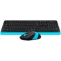 Комплект бездротовий A4Tech Fstyler FG1010 Black/Blue: інтерфейс підключення Wireless