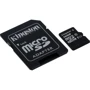 Карта памяти Kingston 16GB microSDHC Class 10 UHS-I U1 + adapter (SDC10G2/16GB): Тип карты MicroSDHC
