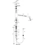Hansgrohe Zesis M33 74800000: Вид монтажу Врезной