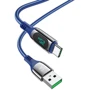 Кабель Hoco USB Cable to USB-C S51 Female 5A 1.2m Blue