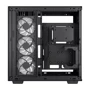 Корпус Deepcool CH780 Black: Материал передней панели закаленное стекло