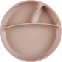Секційна тарілка MinikOiOi Portions на присосці силіконова Bubble Beige (101050008)