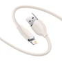 Кабель Baseus USB Cable to Lightning Jelly Liquid Silica Gel 2.4A 1.2m Pink (CAGD000004): Длина 1.2 м