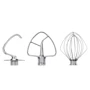 Кухонный комбайн KitchenAid Artisan 5KSM185PSEAC: Материал насадок металл