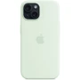 Чохол для iPhone Apple Silicone Case з MagSafe Soft Mint (MWNC3) для iPhone 15: Тип аксесуара чехол