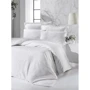 Комплект постельного белья Victoria Deluxe Jacquard Sateen RIMMA евро белый (48832_2,0): Размер евро