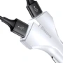 Зарядний пристрій Baseus USB Car Charger Small Rocket QC3.0 2xUSB 3A White (CCALL-RK02) фото 4