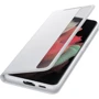 Чехол для телефонов Samsung Smart Clear View Cover Light Gray (EF-ZG998CJEGRU) for Samsung G998 Galaxy S21 Ultra: Материал поликарбонат и полиуретан